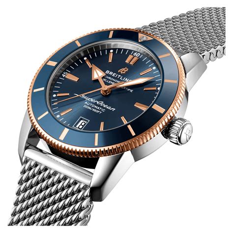 montre breitling homme bracelet bleu|Breitling divers watch superocean.